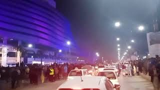 Giga Mall Islamabad  Islamabad  fireworks  new year night fireworks  giga mall fireworks  giga [upl. by Nahsad607]