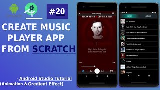 How To Develop Music Player  Android Tuts  OnCompletion Background Foreground Service Part  20 [upl. by Yazbak]