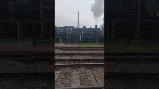 Didcot Railway Centre On 20th September 2024 With BR Ivatt Tank 41312 Departing didcot Station 👍🙂🚂🚃🚃 [upl. by Alletneuq]