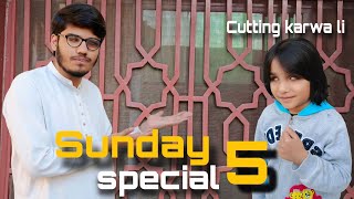 Raees ne cutting karwa li😎 Sunday special vlog 5🤍 [upl. by Mozart]