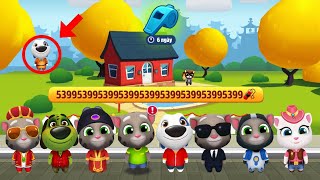 Talking Tom Gold Run Big Update Dynamite Version  Discover All Characters  Best Games [upl. by Buatti]