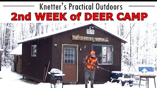 2nd WEEK OF UPPER MICHIGAN DEER CAMP [upl. by Otipaga]