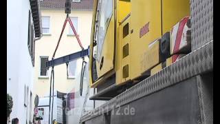 Festgefahren LKW Bad Kreuznach Innenstadt Bergung [upl. by Arriaes]