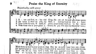 1950 Song 09  Praise the King of Eternity 2024 Piano Recording [upl. by Attennod933]