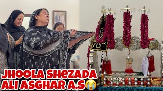 1st Zyarat Ki Majlis 🙌🏻  Jhoola Kesy Tyar Kiya Jata Hai Detailed Vlog 😭 [upl. by Ruskin]