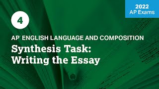 2022 Live Review 4  AP English Language  Synthesis Task Writing the Essay [upl. by Zusman]