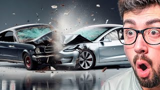 PRUEBA DE ACCIDENTES COCHE NUEVO vs COCHE VIEJO 💥 CRASH TEST [upl. by Crifasi]