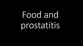 Can food fix chronic prostatitis [upl. by Bohun]