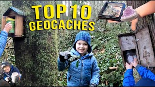 Top 10 GEOCACHE and TREASURE Finds [upl. by Sorazal58]