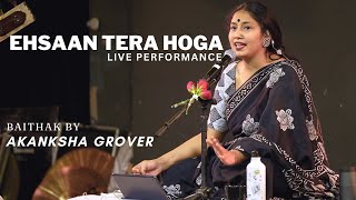 Ehsaan Tera Hoga  Akanksha Grover  Cover  Lata Mangeskar and Bhupinder singh [upl. by Saerdna]