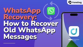 How to Recover Old Whatsapp Messages without Backup or with Backup 2024 [upl. by Jacinto]