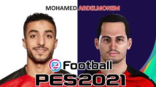 MOHAMED ABDELMONEM  PES 201920202021  FACE BUILD amp STATS [upl. by Repmek514]