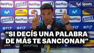 quotÉL Y LOS CINCO DEL VAR VIERON EL PENAL EL RESTO NOquot 🔥 SCALONI CONFERENCIA COMPLETA POST COLOMBIA [upl. by Lanahtan]