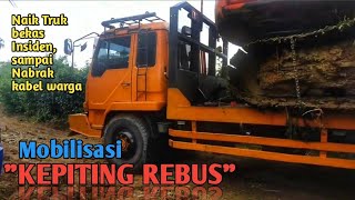 Bikin Merinding Cerita Seram Waktu Mobilisasi Excavator Hitachi [upl. by Hsilgne406]