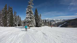 Beaver Creek Summit To Base VIA Red Buffalo Cinch Gold Dust 4K [upl. by Ozkum]