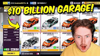 Reacting to The Worlds Most EXPENSIVE GARAGE in Forza Horizon 5 [upl. by Lerrud]