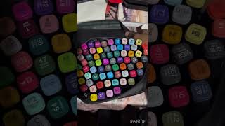 Unboxing a 80 shade of alcohol markers short [upl. by Reiss625]