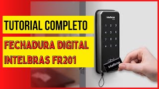 Instalação Fechadura Digital Intelbras FR201 Instalação completa  Configuração de senha [upl. by Schweiker]