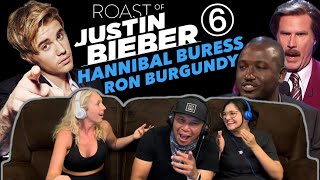 Roast Of JUSTIN BIEBER 2015 Part 6  Hannibal Burress  Ron Burgundy  Reaction [upl. by Acinorahs]