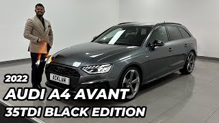 2022 Audi A4 35TFSI SLine Black Edition Avant [upl. by Plath]