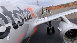 TRIPREPORT  Jetstar  Ayers Rock Uluru to Melbourne Tullamarine Airbus A320 VHXNW [upl. by Ariadne383]