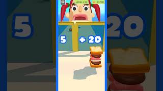 Sandwich Runner Game lvl 210 Gameplay shorts gamingwithrabia gameplay sandwichrunner [upl. by Scever48]