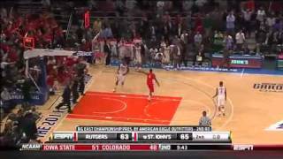 Rutgers vs St Johns controversial ending Big East Tournament  YouTube4flv [upl. by Sokim]