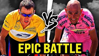 The ULTIMATE Battle │ Lance ARMSTRONG VS Marco PANTANI [upl. by Morrie]