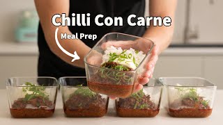 This Meal Prep Recipe Is One Of My All Time Favourites  Chilli Con Carne [upl. by Aiyn]