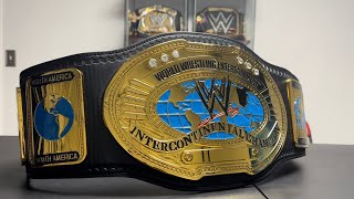 WWE Intercontinental Championship Replica Belt Review Oval [upl. by Ezekiel]