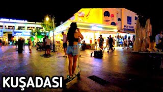 KUŞADASI NIGHT WALK  July 2023  4k 60fps [upl. by Tini]