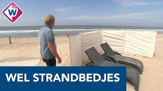 Strandtenthouders in Noordwijk mogen wel bedjes verhuren  OMROEP WEST [upl. by Bibeau]