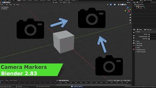 Blender  Transition Between Cameras  Camera Markers  Quick Tip [upl. by Llewoh]