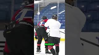 Mastering Defensive Moves in Ice Hockey Practice ishowspeed speed viralvideo fyp foryoupage [upl. by Ayouqes]