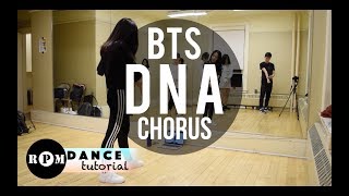 BTS quotDNAquot Dance Tutorial Chorus [upl. by Luci]