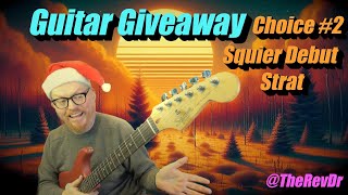 Guitar Giveaway Choice 2 2024 Squier Debut Stratocaster [upl. by Adnilem]