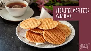 Onweerstaanbare recept van omas wafeltjes [upl. by Elleral]