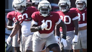 Alabama Crimson Tide Fall Camp Coverage  Defensive Observations [upl. by Loris5]