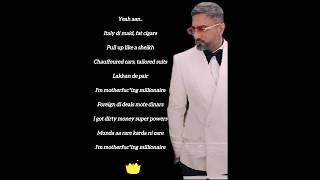 💲Millionaire Song  Video Status  Yo Yo Honey Singh  Millionaire Song Status shorts [upl. by Cutlor155]