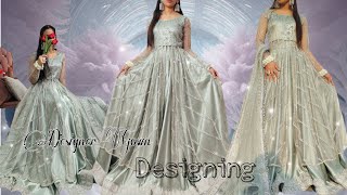 Wedding special Gown cutting and stitching trending dress cutting amp stitching viral dress designs [upl. by Merell]