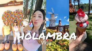 Vlog Conhecemos Holambra A cidade das flores 💐 🌸 [upl. by Oloap986]