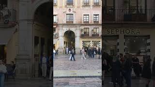 1 week before Christmas lights MÁLAGA Spain 16 November 2024 Plaza Constitución Calle Larios [upl. by Zigrang929]