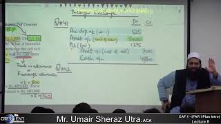 CAF 1  FAR 1 Plus intro  Lecture 8 Sir Umair  SEPTEMBER 2024 CAF CA ICAP [upl. by Marie]