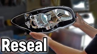 How To RESEAL Custom Headlights [upl. by Jamieson]