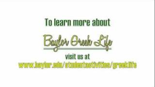 Greek Life Stats  Baylor University [upl. by Learsiy]