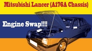 Modified Mitsubishi Lancer Boxtyper 4G63T engine swap [upl. by Greenman232]