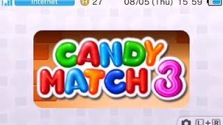 eShop EU Candy Match 3  First Look [upl. by Cosette]