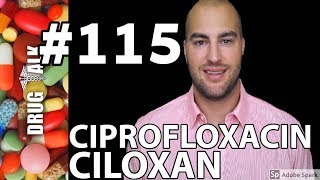 CIPROFLOXACIN CILOXAN PHARMACIST REVIEW  115 [upl. by Mert]