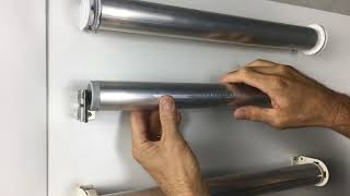 How to Tension a Cordless spring action Roller Blind [upl. by Eblehs]