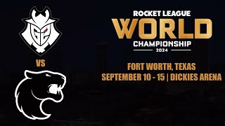 G2 Stride vs FURIA  Final Day  Rocket League World Championship 2024 [upl. by Gerg]